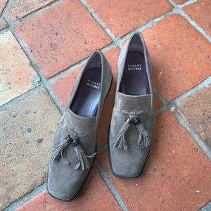 Stuart Weitzman gray flats , size 7.5 (38)